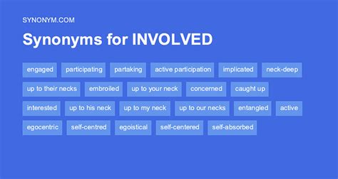 synonym for involved|another words for involved.